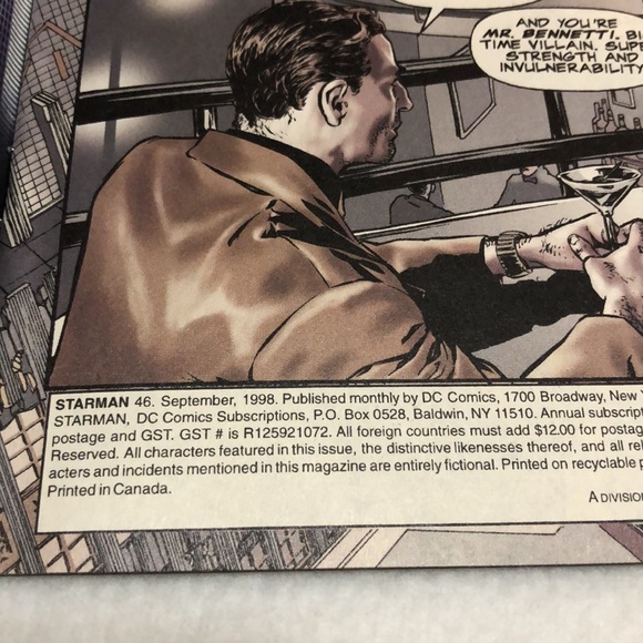 DC COMICS Starman #46 Times Past Good Men & Bad - Picture 7 of 15